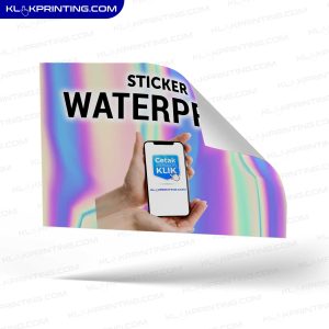 Stiker Hologram Chrome Pelangi