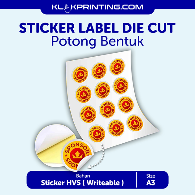 Stiker Kertas HVS Writeable