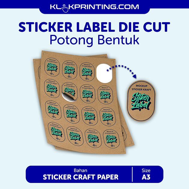 Stiker Kraft Paper