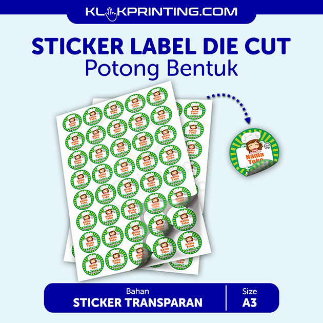 Stiker Transparan