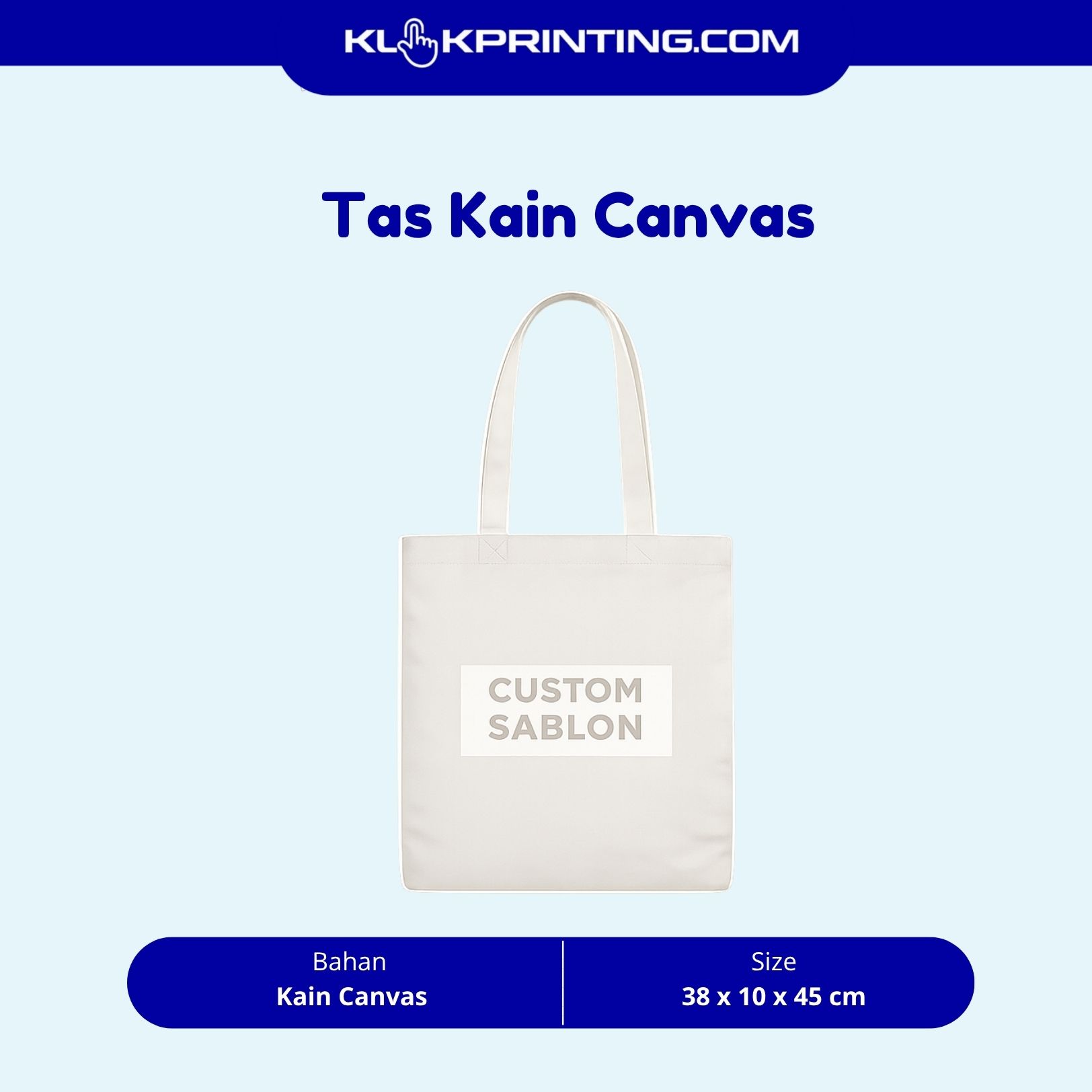 Tas Kain Canvas uk. 38x10x45cm-1