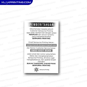 Print Hitam Putih A3