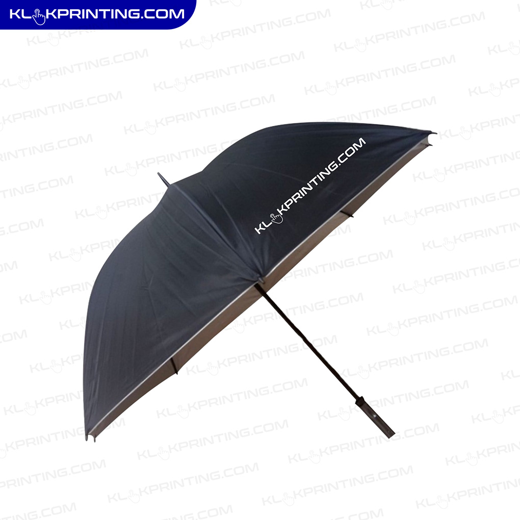 Payung Golf + Sablon Logo