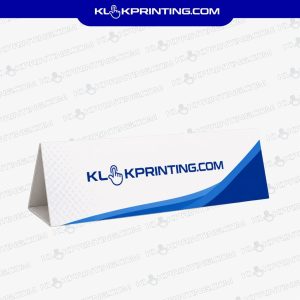 Name Tag Meja Segitiga