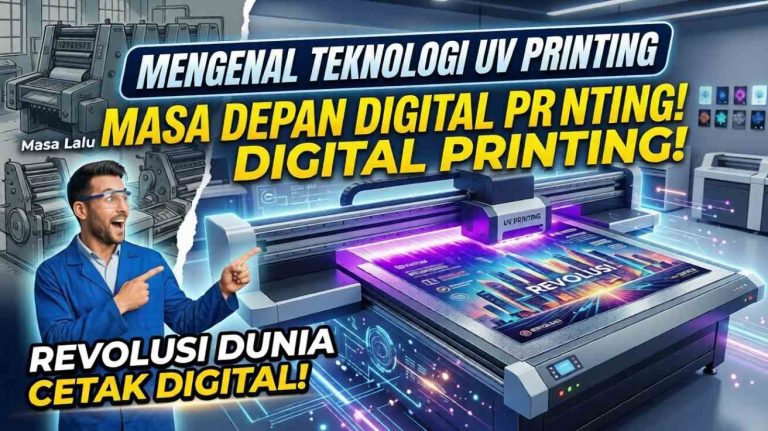 Mengenal Teknologi UV Printing: Masa Depan Dunia Cetak Digital