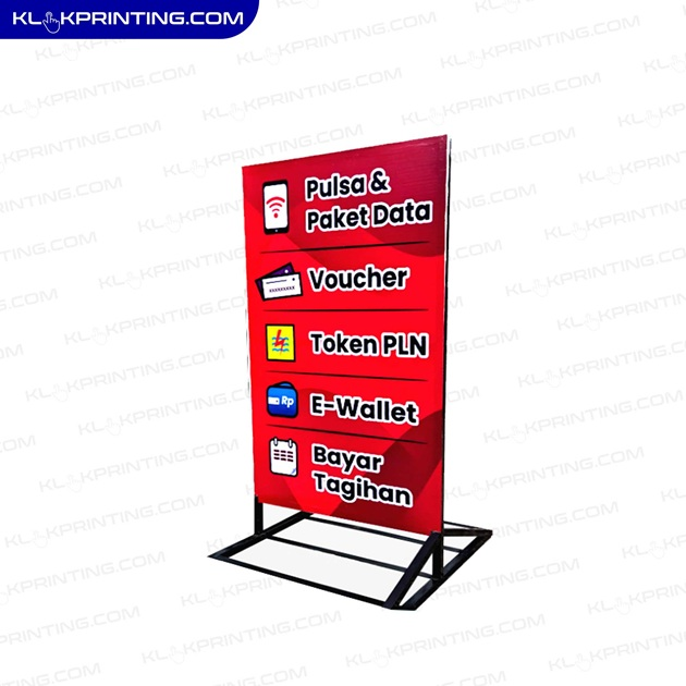7. Plang T Terbalik dan Plang Segitiga Portable