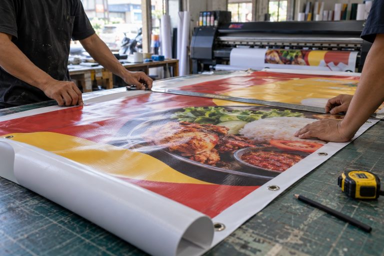 Kesalahan Desain Spanduk yang Sering Dilakukan Pemilik Usaha