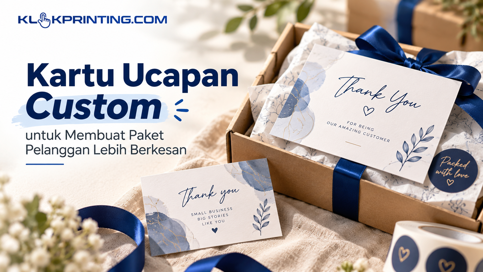Kartu Ucapan Custom Elegan